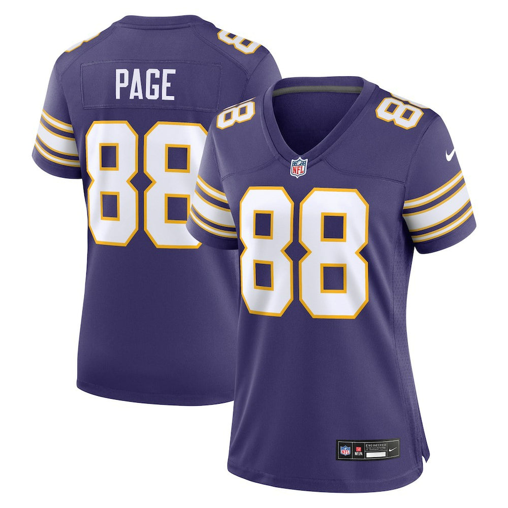 Alan Page Minnesota Vikings Women's Classic Retired Player Jersey Purple | Nike for Sale