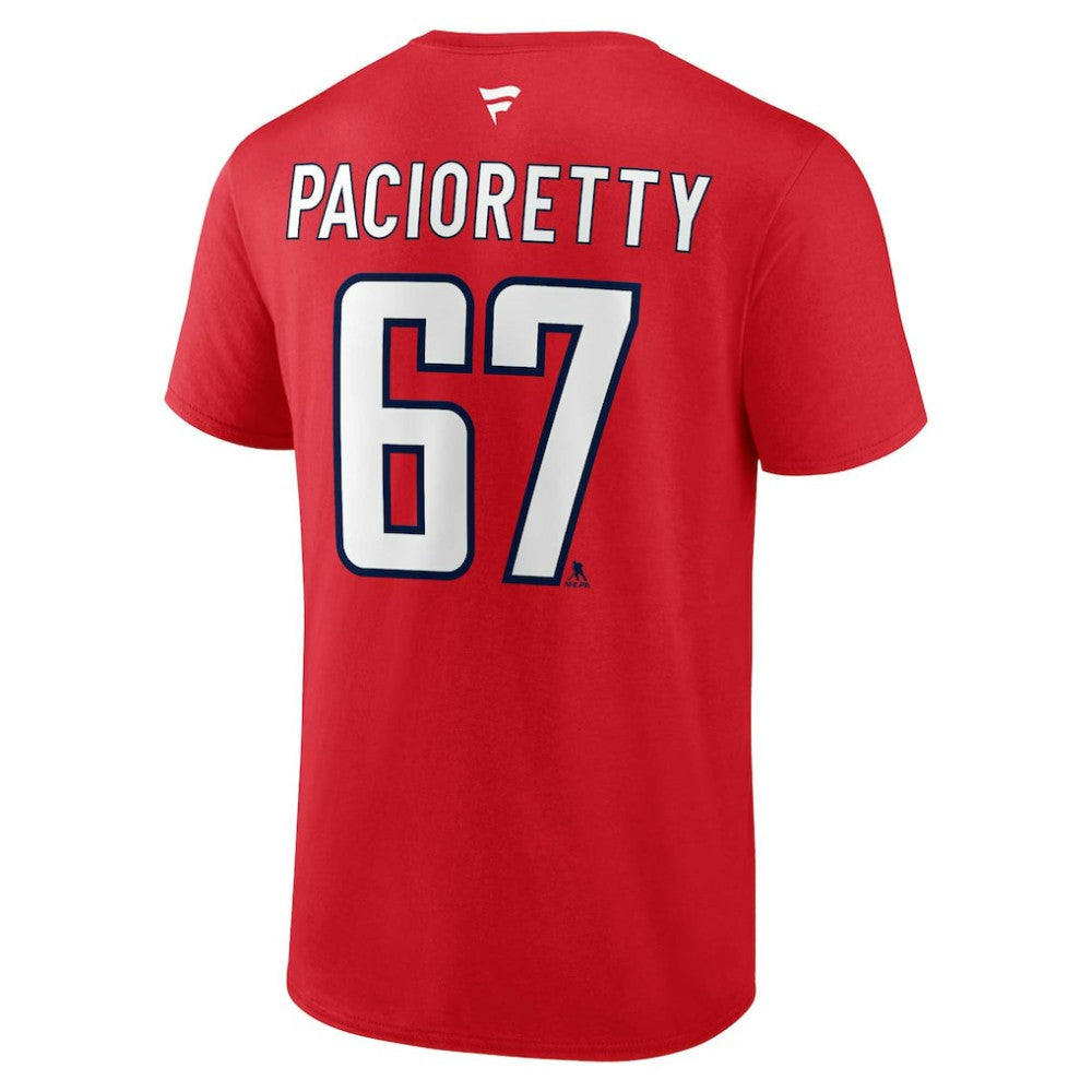 Max Pacioretty Washington Capitals Fanatics Authentic Stack Name & Number T-Shirt - Red - NHL