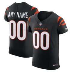 Cincinnati Bengals Team Vapor F.U.S.E. Elite Custom Jersey Black | Nike for Sale