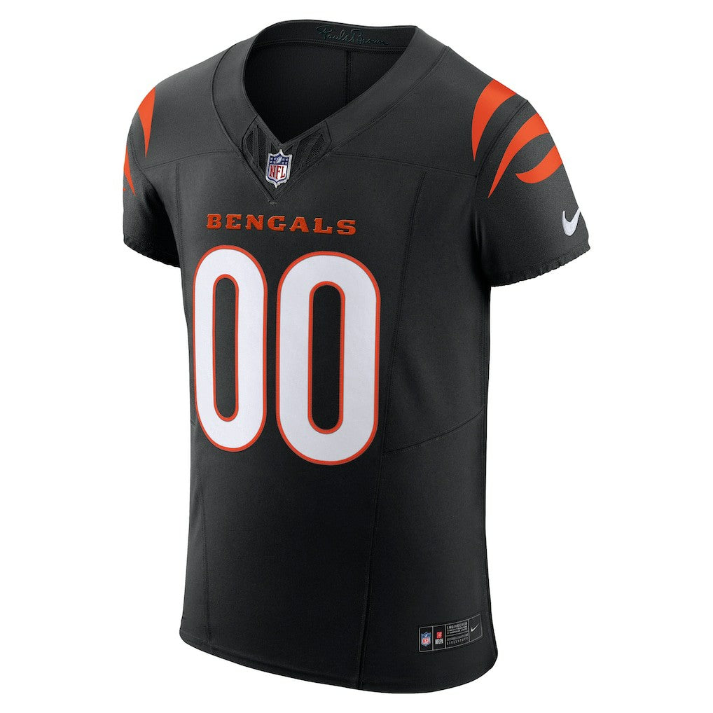 Cincinnati Bengals Team Vapor F.U.S.E. Elite Custom Jersey Black | Nike for Sale