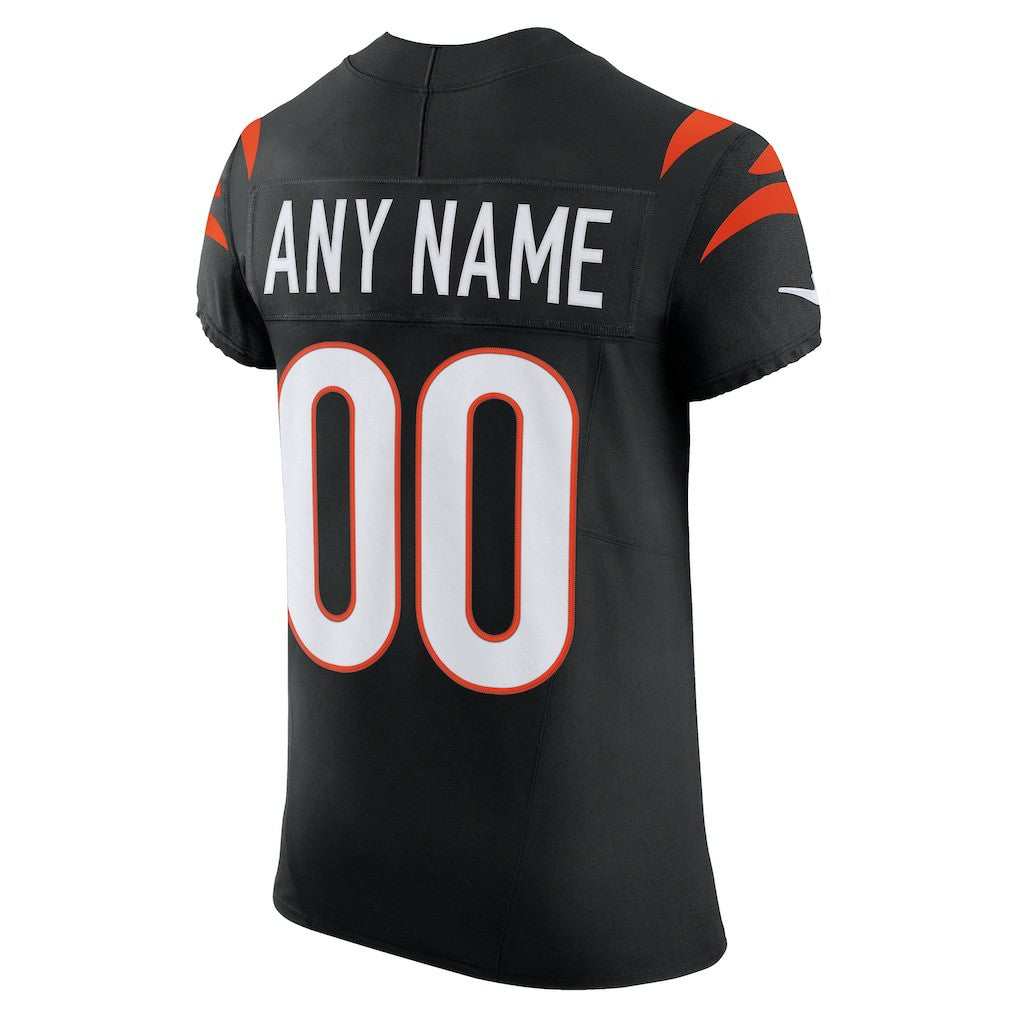 Cincinnati Bengals Team Vapor F.U.S.E. Elite Custom Jersey Black | Nike for Sale