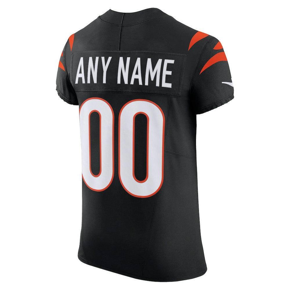 Cincinnati Bengals Team Vapor F.U.S.E. Elite Custom Jersey Black | Nike for Sale