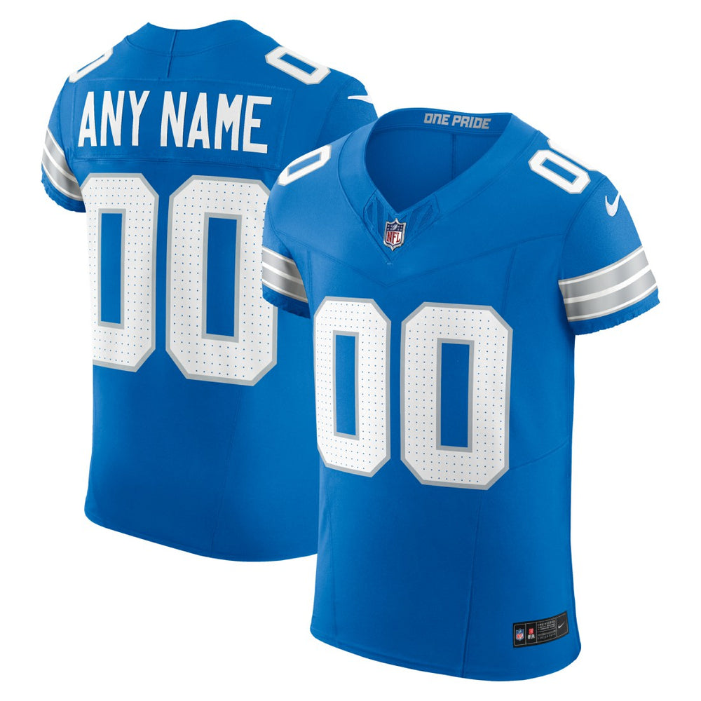 Detroit Lions Team Vapor F.U.S.E. Elite Custom Jersey Blue | Nike for Sale