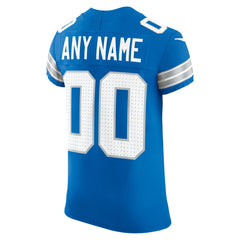 Detroit Lions Team Vapor F.U.S.E. Elite Custom Jersey Blue | Nike for Sale