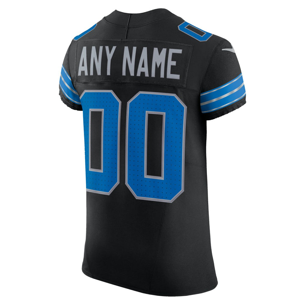 Detroit Lions Alternate Vapor F.U.S.E. Elite Custom Jersey Black | Nike for Sale
