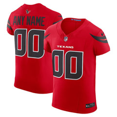Houston Texans Alternate Vapor F.U.S.E. Elite Custom Jersey Red | Nike for Sale