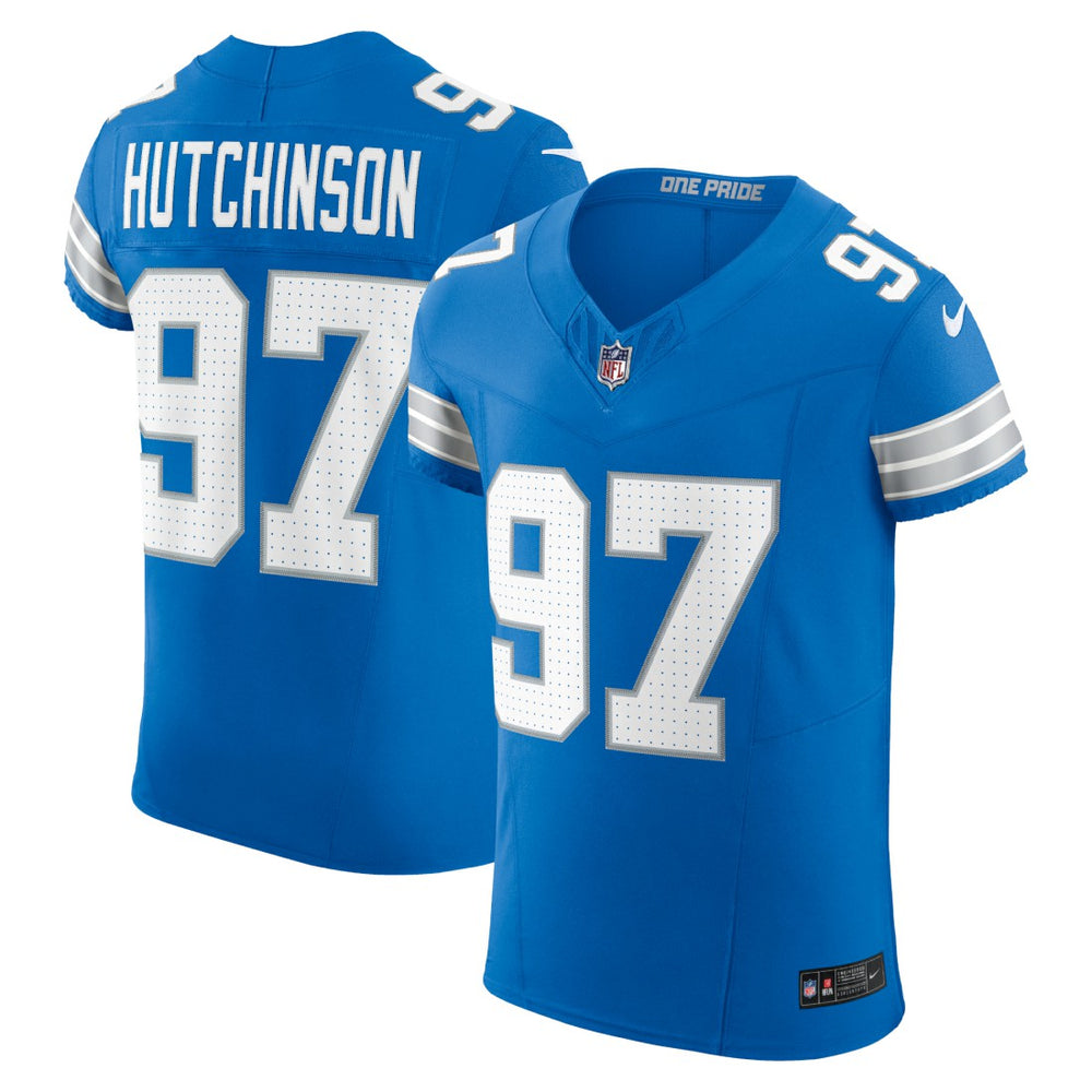 Aidan Hutchinson Detroit Lions Vapor F.U.S.E. Elite Jersey Blue | Nike for Sale