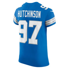 Aidan Hutchinson Detroit Lions Vapor F.U.S.E. Elite Jersey Blue | Nike for Sale