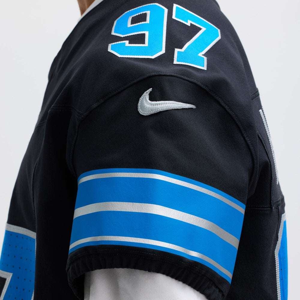 Aidan Hutchinson Detroit Lions Alternate Vapor F.U.S.E. Elite Jersey Black | Nike for Sale