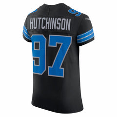 Aidan Hutchinson Detroit Lions Alternate Vapor F.U.S.E. Elite Jersey Black | Nike for Sale