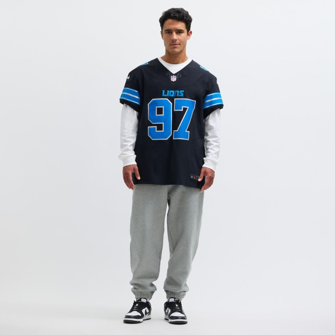 Aidan Hutchinson Detroit Lions Alternate Vapor F.U.S.E. Elite Jersey Black | Nike for Sale