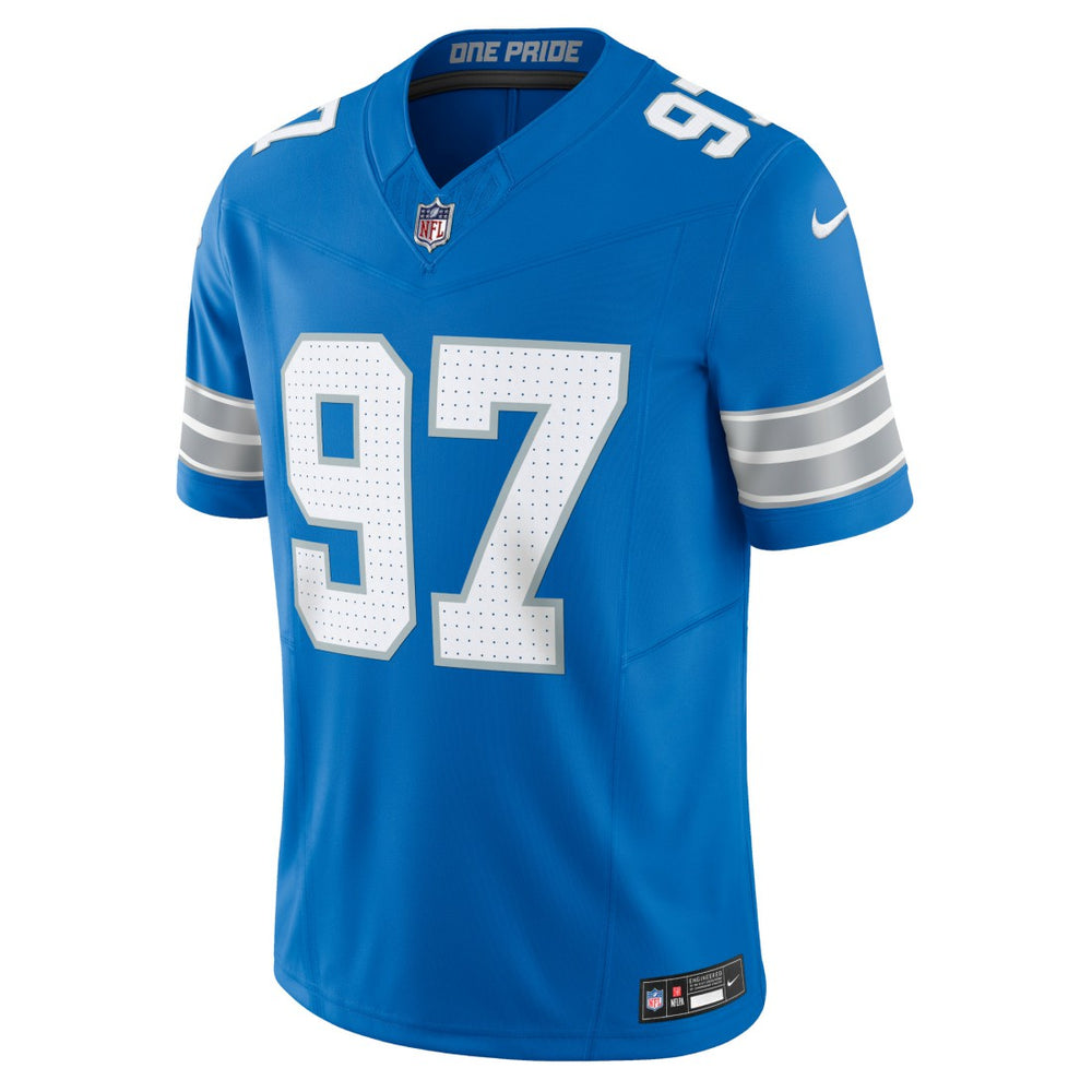 Aidan Hutchinson Detroit Lions Team Vapor F.U.S.E. Limited Jersey Blue | Nike for Sale