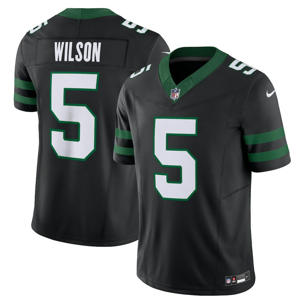 Garrett Wilson New York Jets Alternate Vapor F.U.S.E. Limited Jersey Legacy Black | Nike for Sale