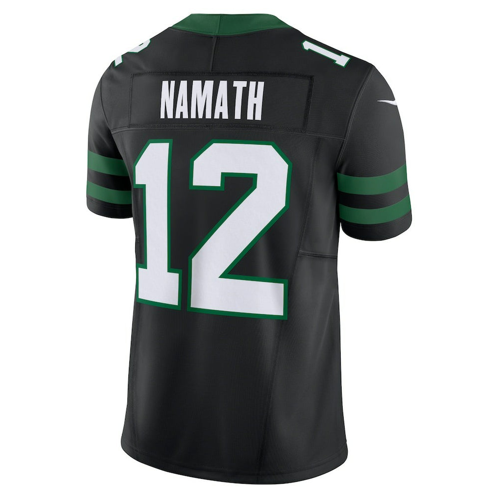 Joe Namath New York Jets Alternate Vapor F.U.S.E. Limited Jersey Legacy Black | Nike for Sale