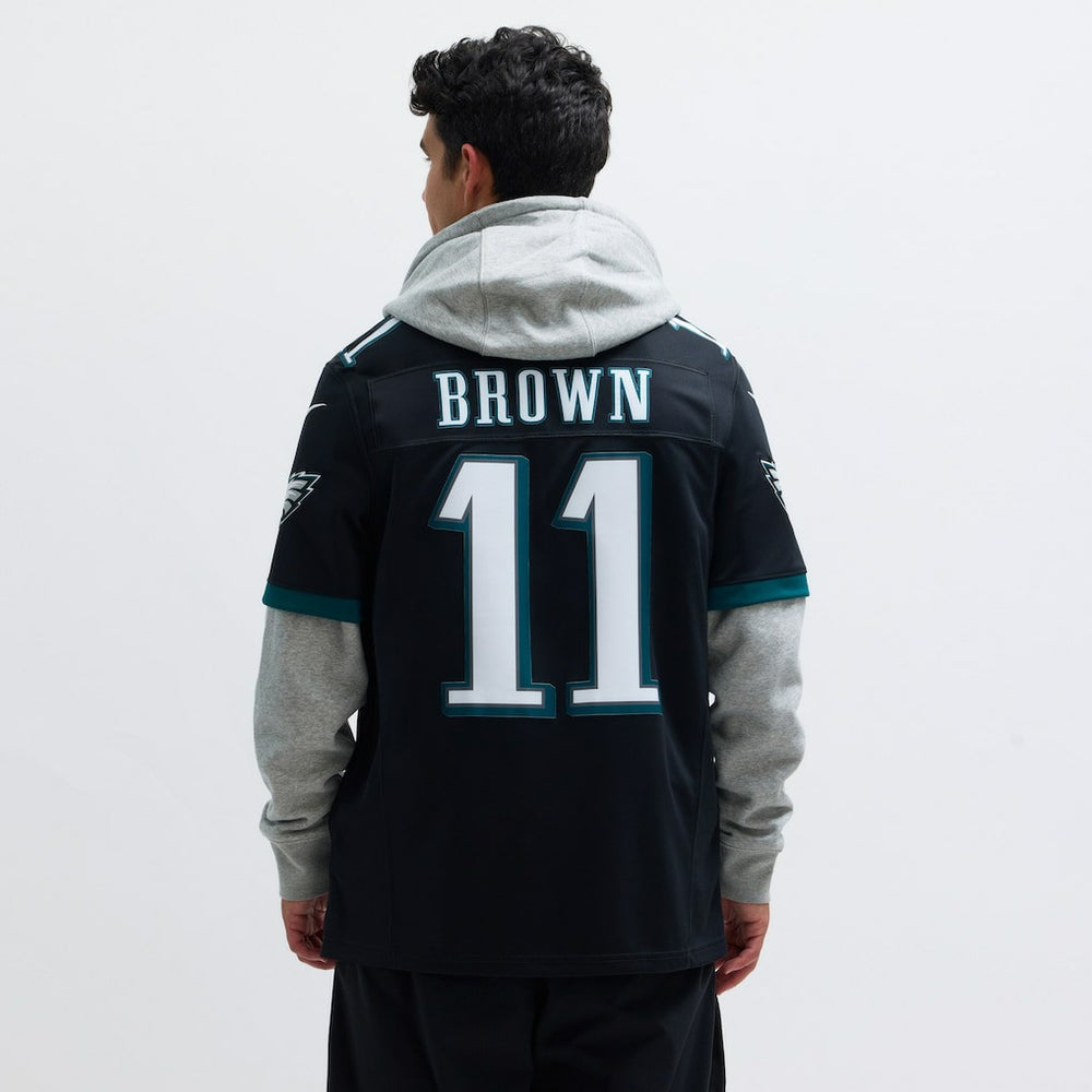 A.J. Brown Philadelphia Eagles Alternate Vapor F.U.S.E. Limited Jersey Black | Nike for Sale