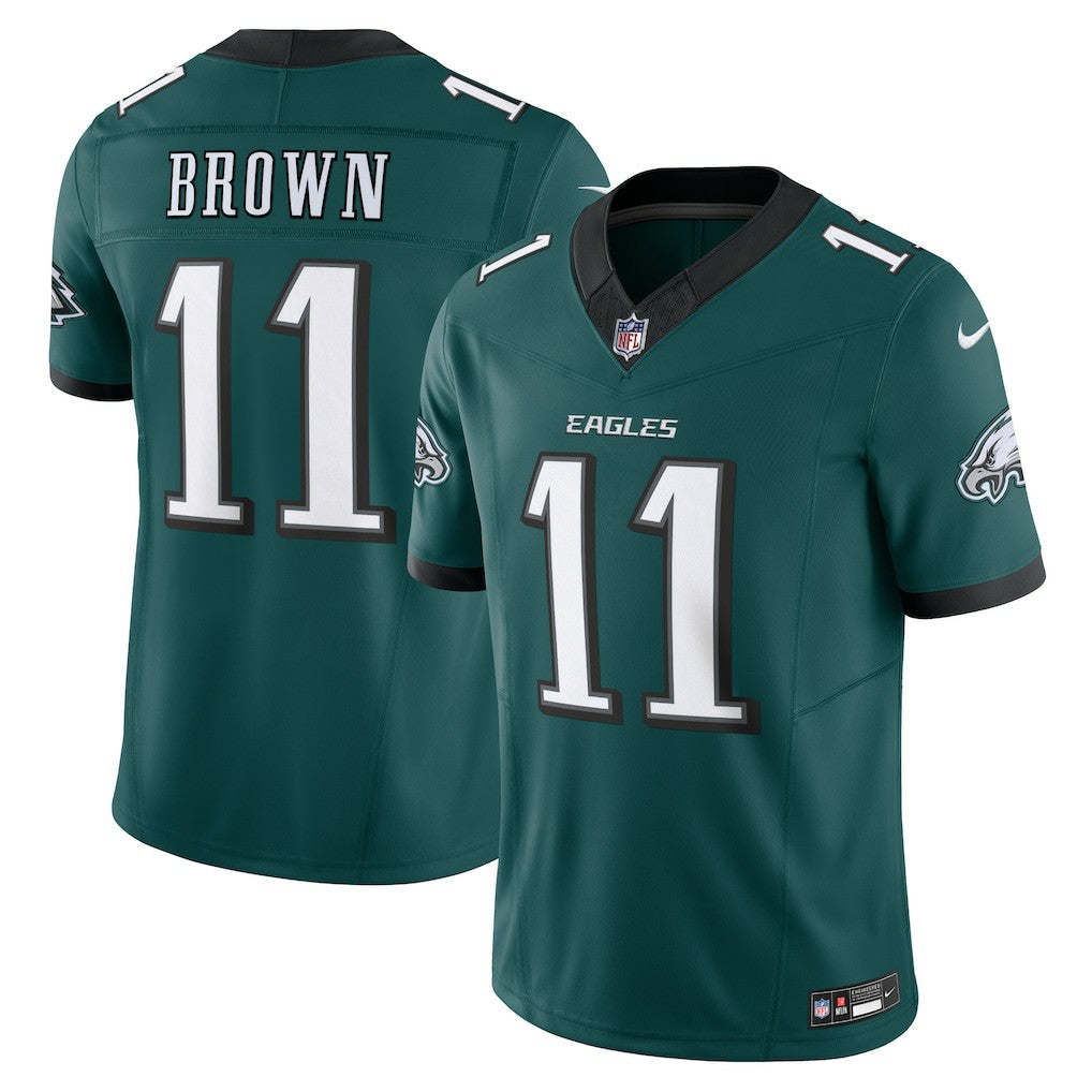 A.J. Brown Philadelphia Eagles Vapor F.U.S.E. Limited Jersey Midnight Green | Nike for Sale