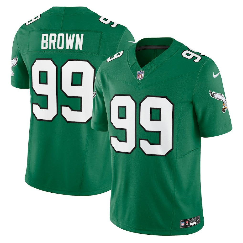 Jerome Brown Philadelphia Eagles Alternate Vapor F.U.S.E. Limited Jersey Kelly Green | Nike for Sale