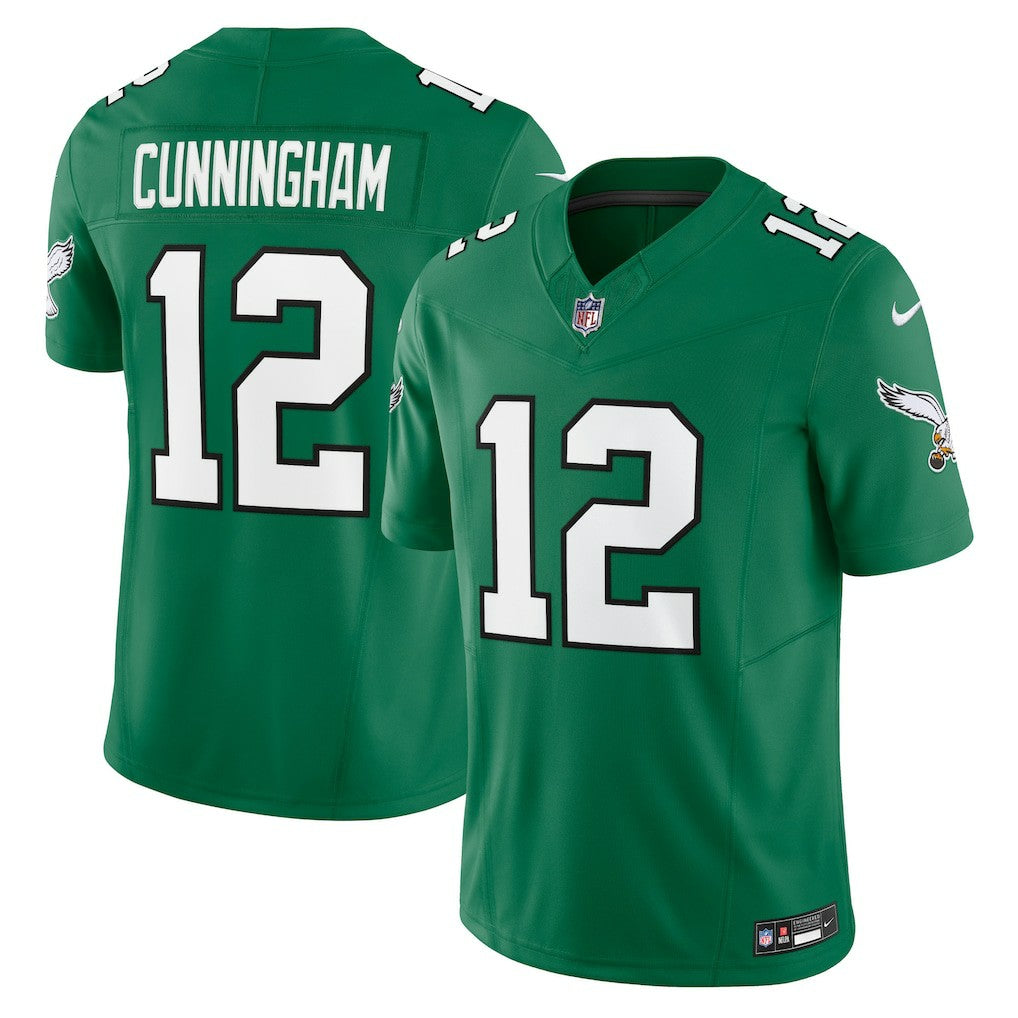 Randall Cunningham Philadelphia Eagles Alternate Vapor F.U.S.E. Limited Jersey Kelly Green | Nike for Sale