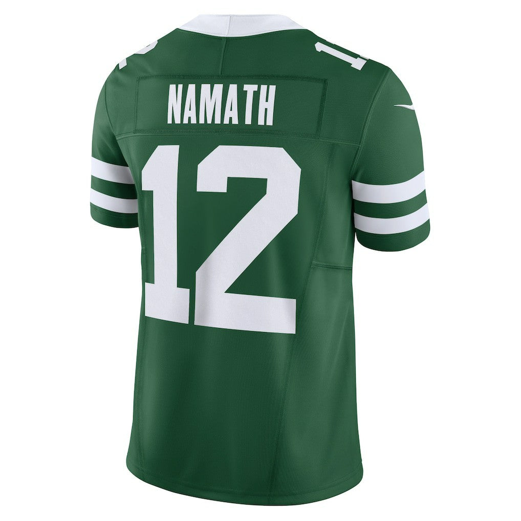 Joe Namath New York Jets Vapor F.U.S.E. Limited Jersey Legacy Green | Nike for Sale