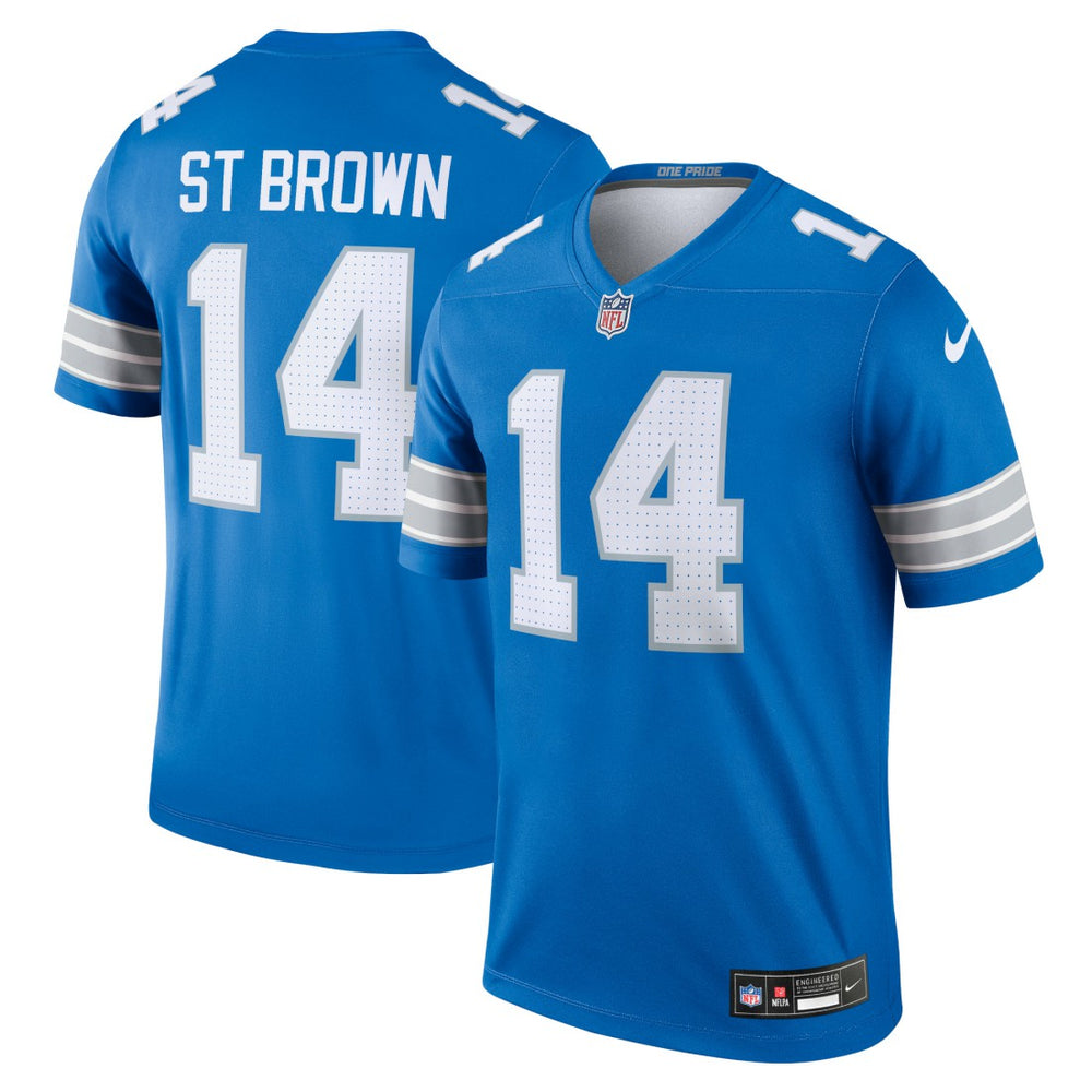 Amon-Ra St. Brown Detroit Lions Legend Player Performance Top Blue | Nike for Sale