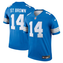 Amon-Ra St. Brown Detroit Lions Legend Player Performance Top Blue | Nike for Sale