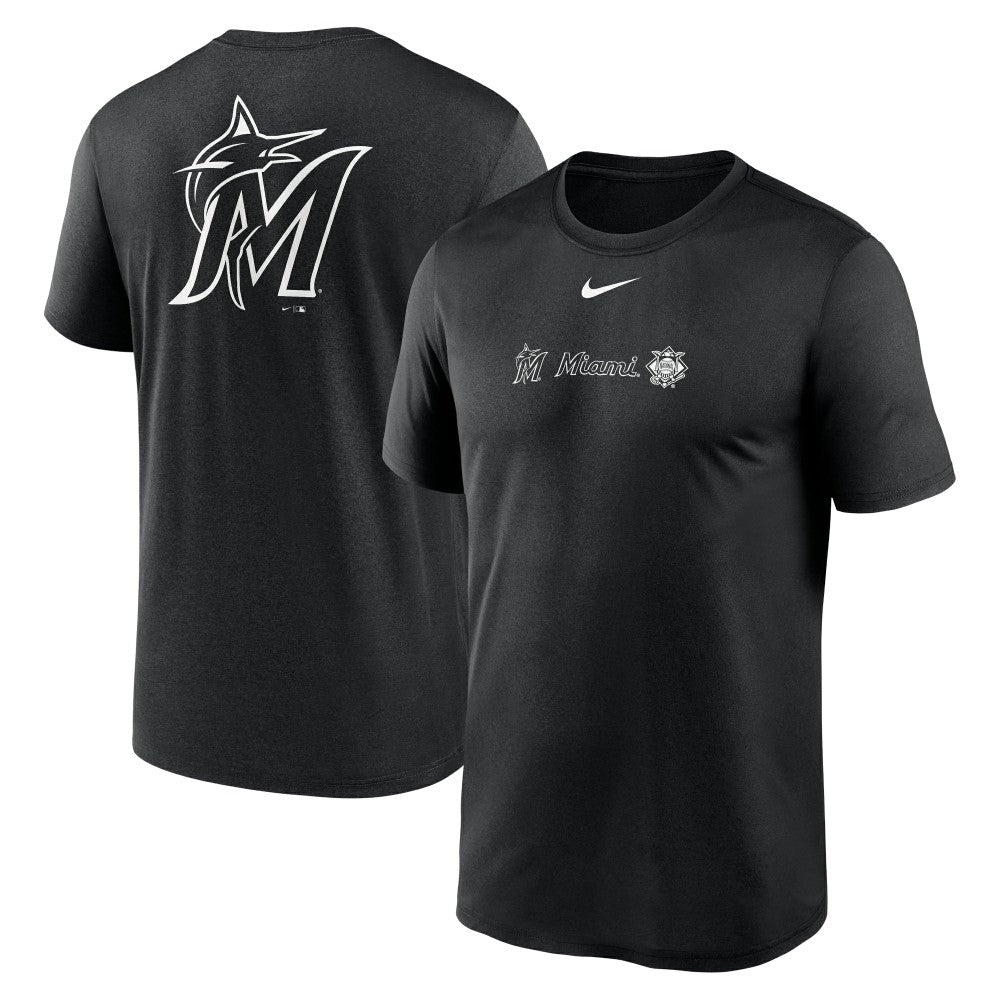 Miami Marlins Nike Fashion Over Shoulder Logo Legend T-Shirt - MLB