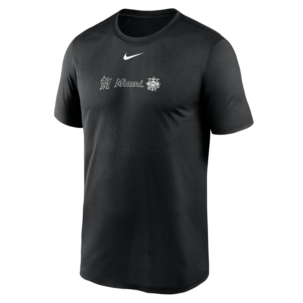 Miami Marlins Nike Fashion Over Shoulder Logo Legend T-Shirt - MLB