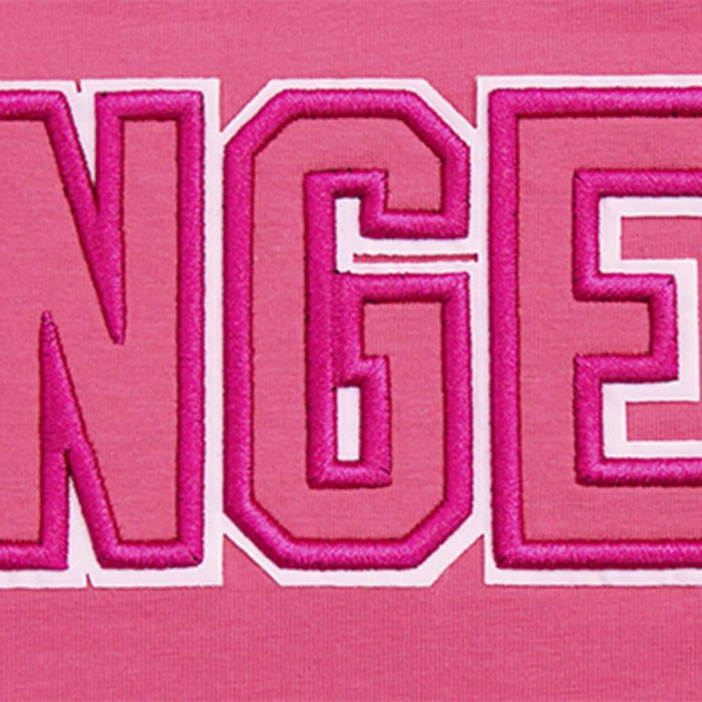 New York Rangers Pro Standard Women's Triple Pink Cropped Boxy T-Shirt - NHL