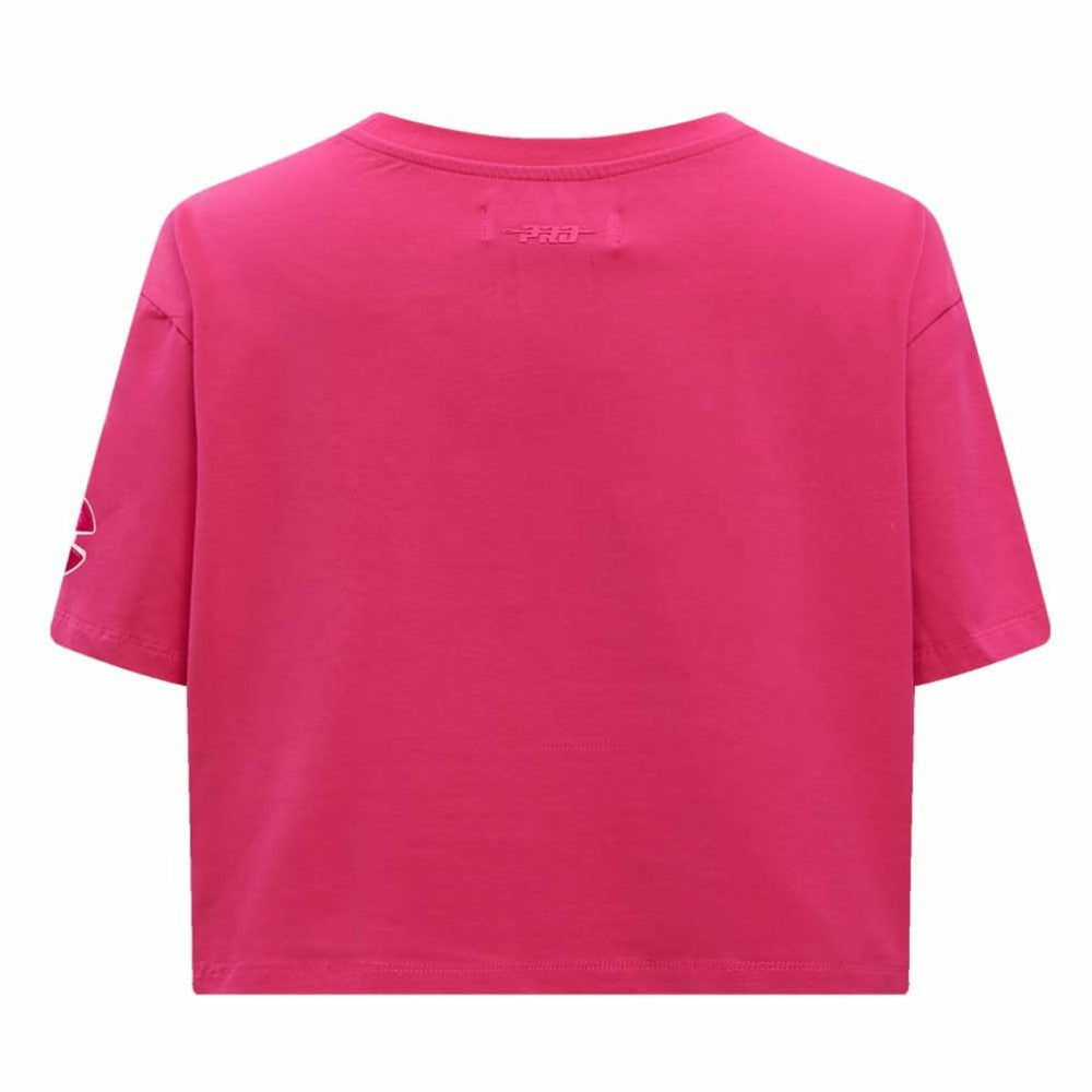 Colorado Avalanche Pro Standard Women's Triple Pink Cropped Boxy T-Shirt - NHL