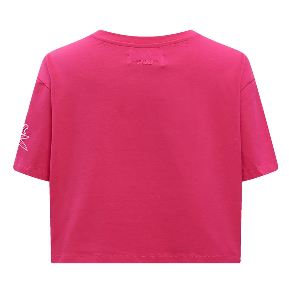 Vegas Golden Knights Pro Standard Women's Triple Pink Cropped Boxy T-Shirt - NHL
