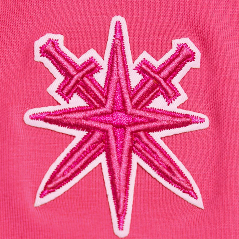 Vegas Golden Knights Pro Standard Women's Triple Pink Cropped Boxy T-Shirt - NHL