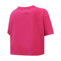 Seattle Kraken Pro Standard Women's Triple Pink Cropped Boxy T-Shirt - NHL