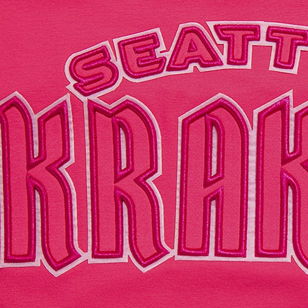 Seattle Kraken Pro Standard Women's Triple Pink Cropped Boxy T-Shirt - NHL