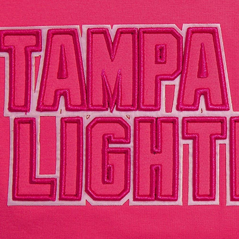 Tampa Bay Lightning Pro Standard Women's Triple Pink Cropped Boxy T-Shirt - NHL