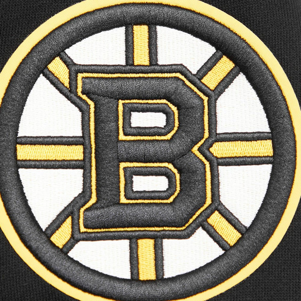 Boston Bruins Pro Standard Crest Emblem Pullover Sweatshirt - Black - NHL