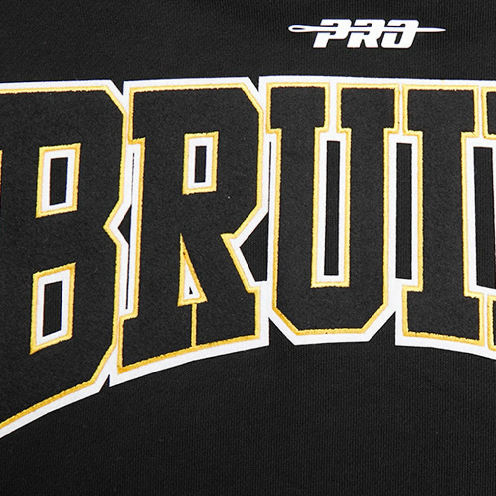 Boston Bruins Pro Standard Crest Emblem Pullover Sweatshirt - Black - NHL