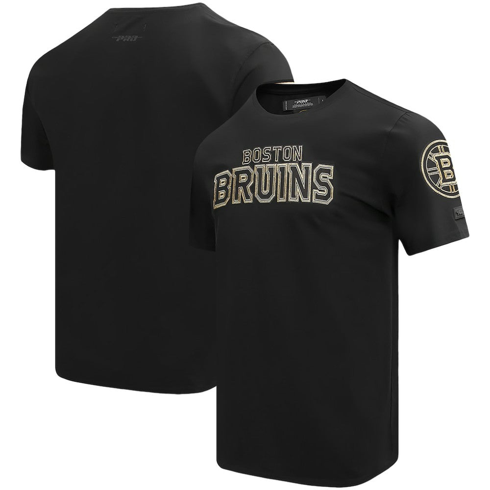 Boston Bruins Pro Standard Wordmark T-Shirt - Black - NHL