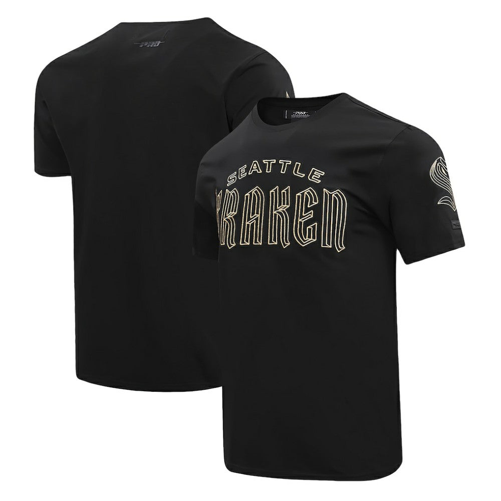 Seattle Kraken Pro Standard Wordmark T-Shirt - Black - NHL