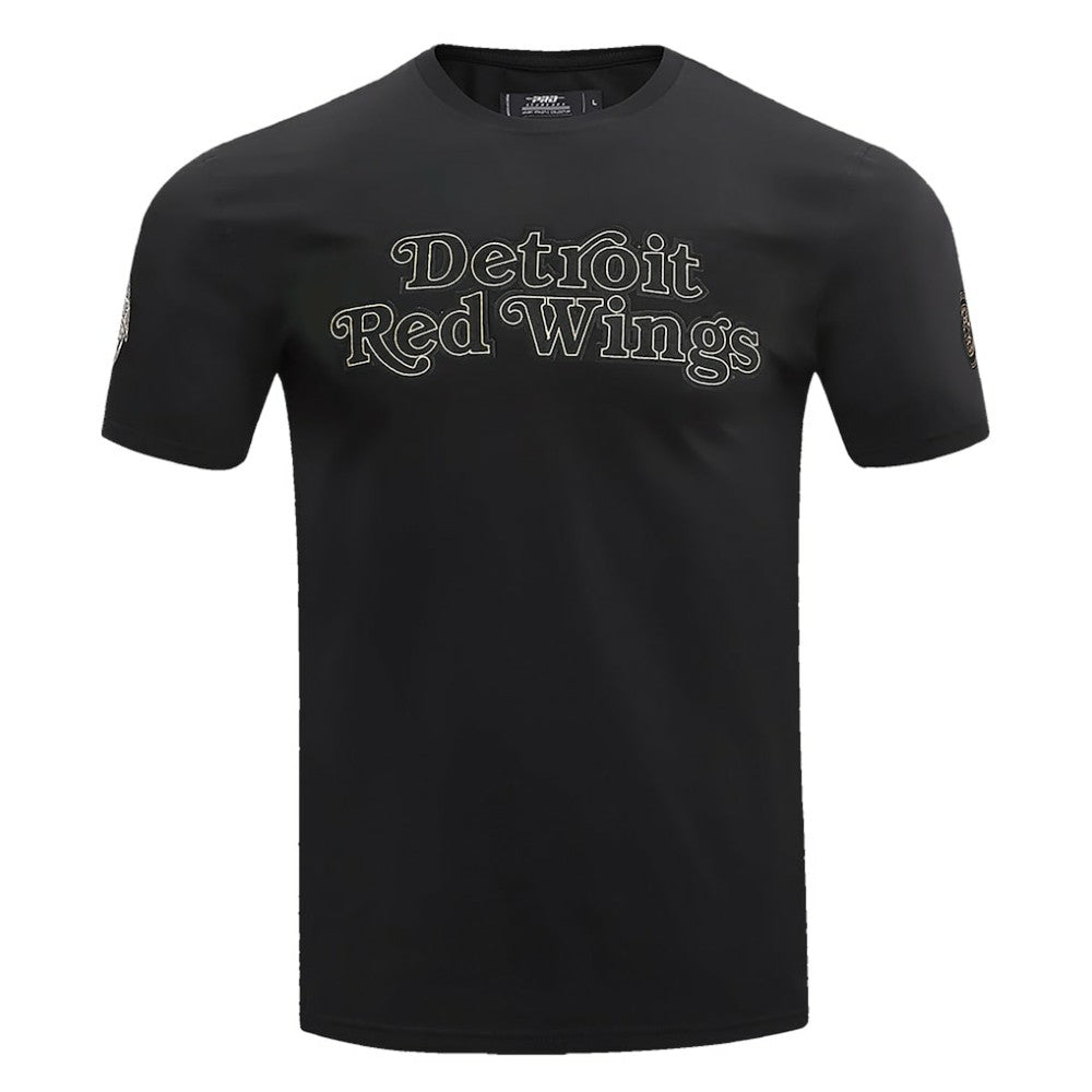 Detroit Red Wings Pro Standard Wordmark T-Shirt - Black - NHL