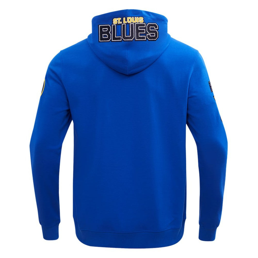 St. Louis Blues Pro Standard Classic Chenille Full-Zip Hoodie Jacket - Blue - NHL