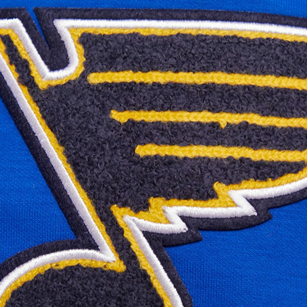 St. Louis Blues Pro Standard Classic Chenille Full-Zip Hoodie Jacket - Blue - NHL