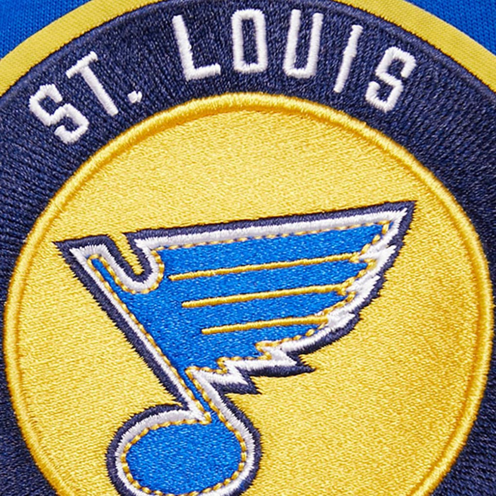St. Louis Blues Pro Standard Classic Chenille Full-Zip Hoodie Jacket - Blue - NHL