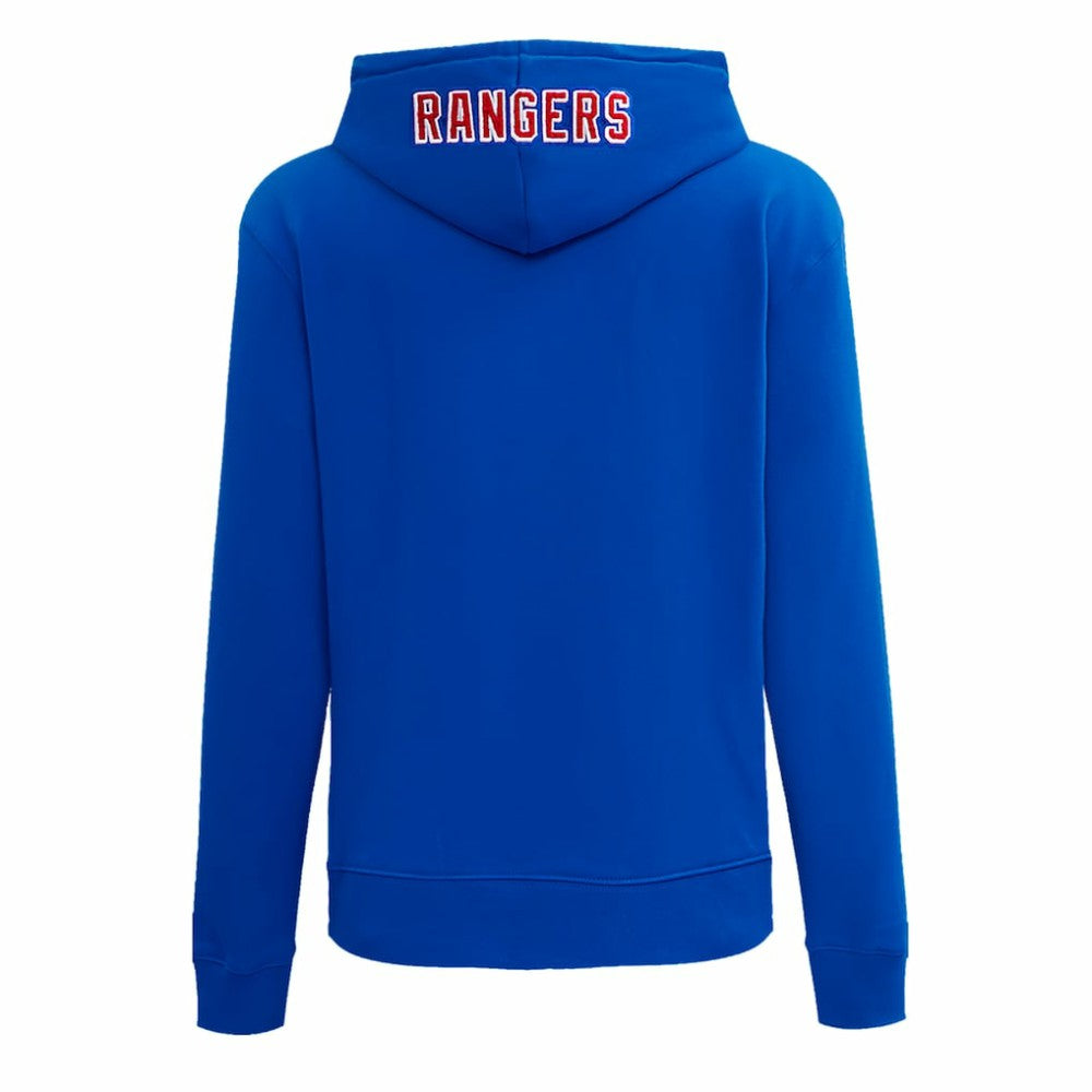 New York Rangers Pro Standard Women's Classic Chenille Pullover Hoodie - Blue - NHL