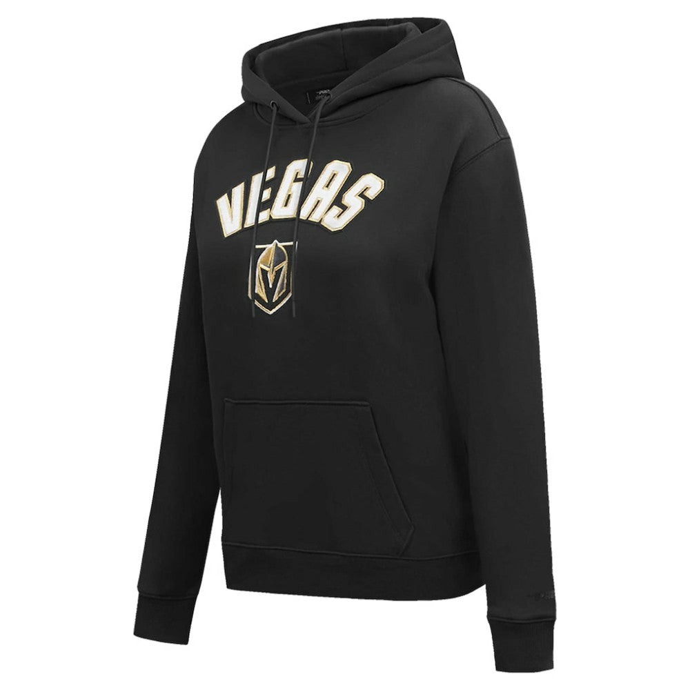 Vegas Golden Knights Pro Standard Women's Classic Chenille Pullover Hoodie - Black - NHL