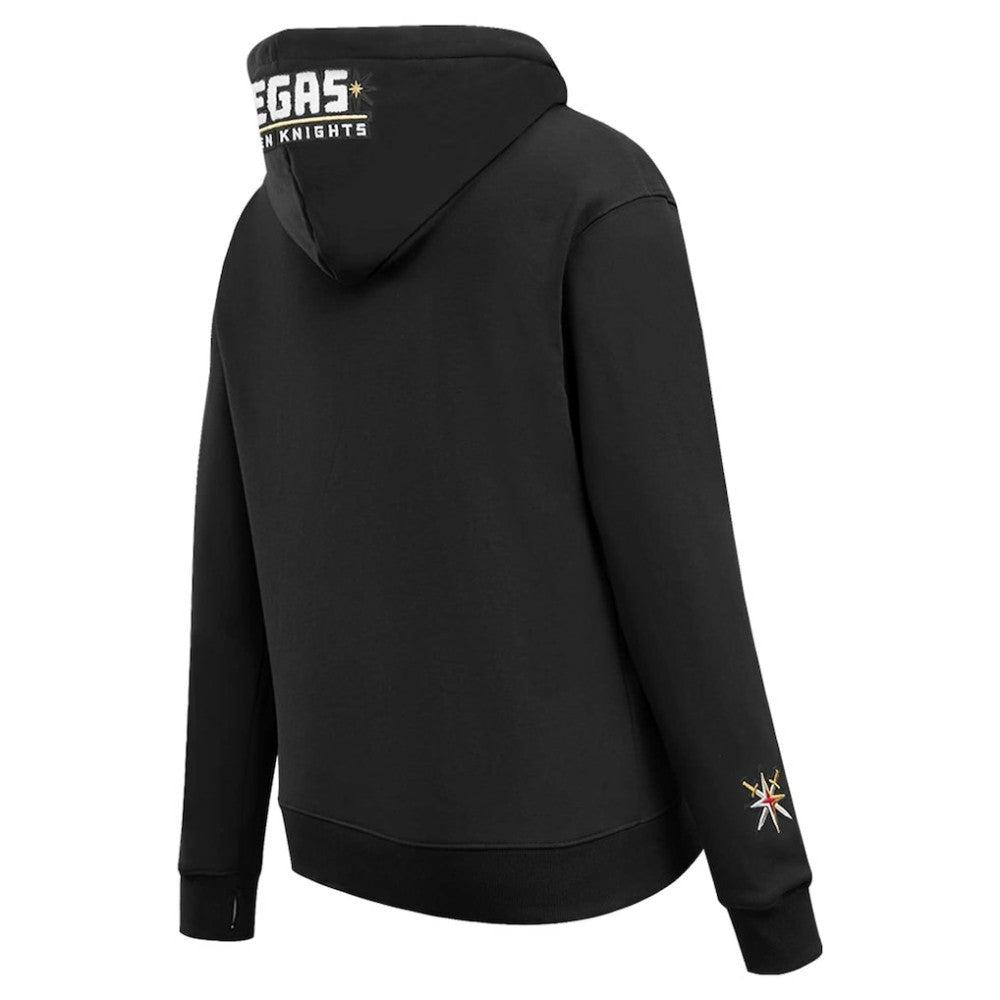 Vegas Golden Knights Pro Standard Women's Classic Chenille Pullover Hoodie - Black - NHL