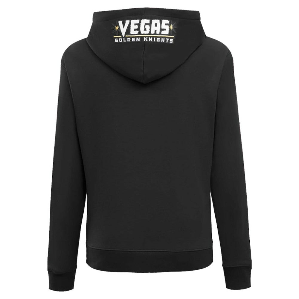 Vegas Golden Knights Pro Standard Women's Classic Chenille Pullover Hoodie - Black - NHL