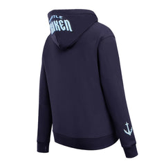 Seattle Kraken Pro Standard Women's Classic Chenille Pullover Hoodie - Navy - NHL