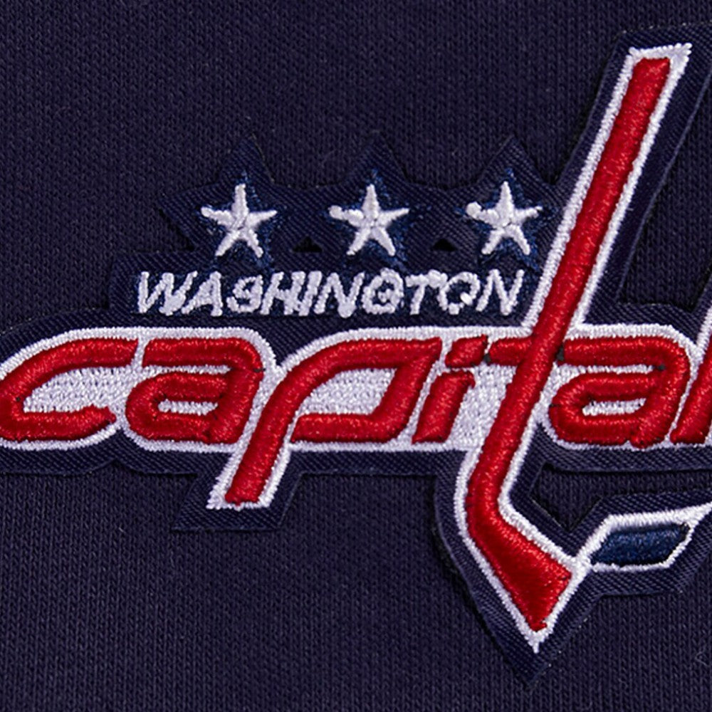 Washington Capitals Pro Standard Women's Classic Chenille Pullover Hoodie - Navy - NHL