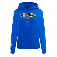 St. Louis Blues Pro Standard Women's Classic Chenille Pullover Hoodie - Blue - NHL