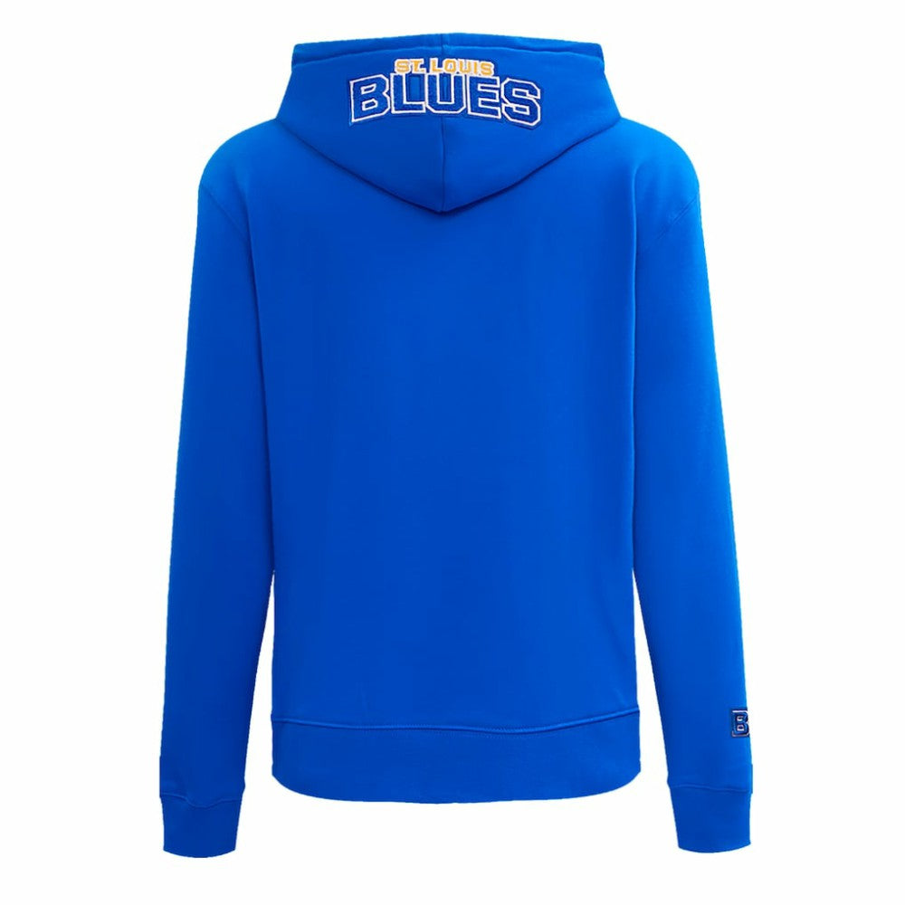 St. Louis Blues Pro Standard Women's Classic Chenille Pullover Hoodie - Blue - NHL